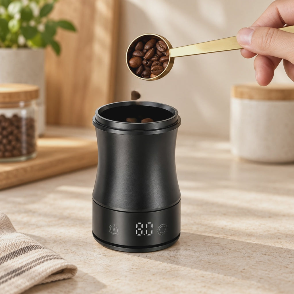 OANKR 2-in-1-Kaffeewaage mit Dosierbecher – 58 mm